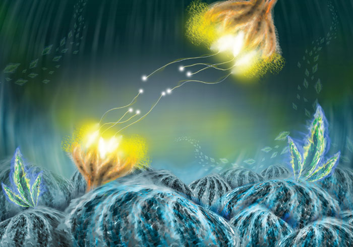 paisaje cálido de ensueño
